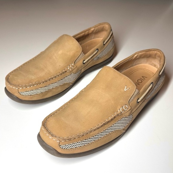 Vionic Men’s Earl Boat Loafers Shoes Leather Slip On Size- 10.5 - Picture 7 of 9